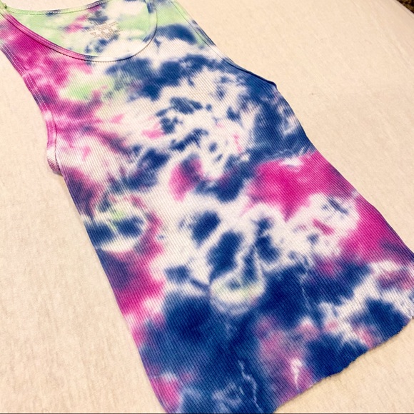 TIE DYE CROPPED TANK TOP - Picture 2 of 3